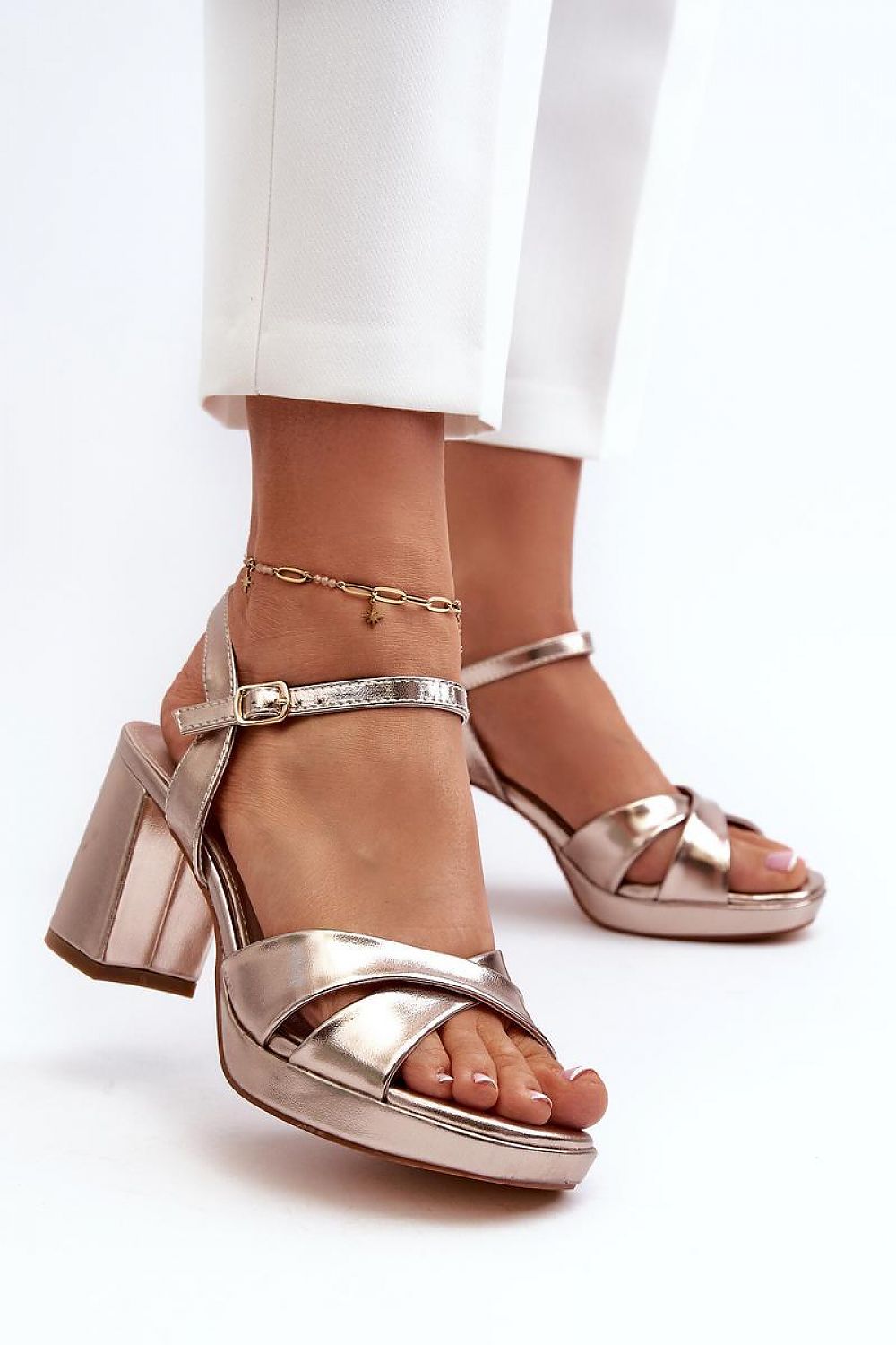 Heel sandals model 197082